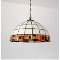 Vitrážový lustr Falko MLZ 40, Ø40 cm