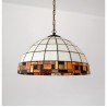 Vitrážový lustr Falko MLZ 40, Ø40 cm