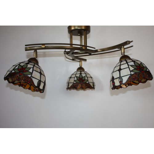 Stropní Tiffany lustr STRKH3 (VO)-regulace stínidel