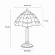Vitrážová stolní lampa AB-S25 (VO)