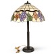 Stolní vitrážová Tiffany lampa Vin 40SL, Ø40 (VO)