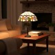 Stolní vitrážová Tiffany lampa Vin 40SL, Ø40 (VO)