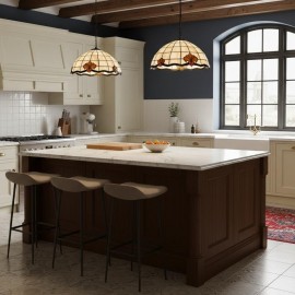 Závěsné vitrážové Tiffany lustry